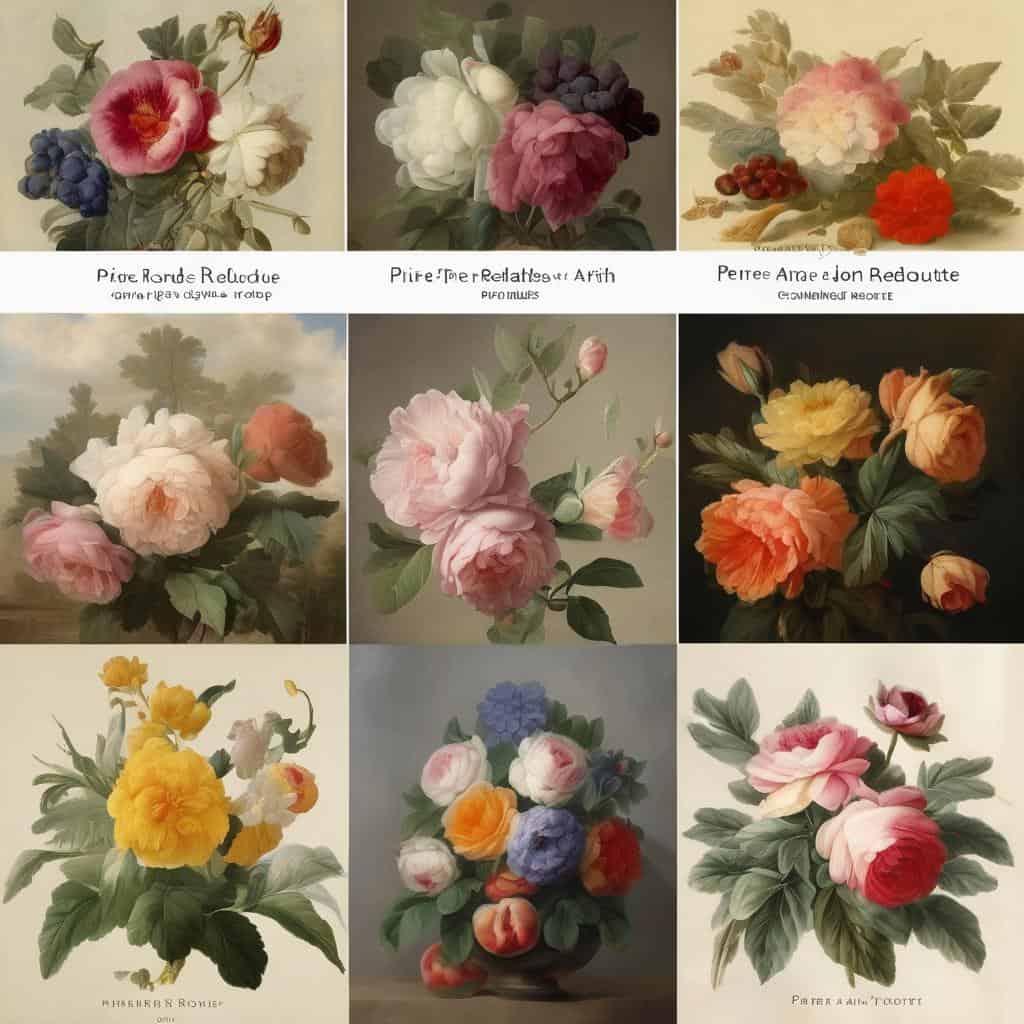 Πέτρος-Ιωσήφ ΡΕΝΤΟΥΤΕ – Ο καλλιτέχνης των λουλουδιών